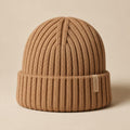 RIBBED KNIT BEANIE