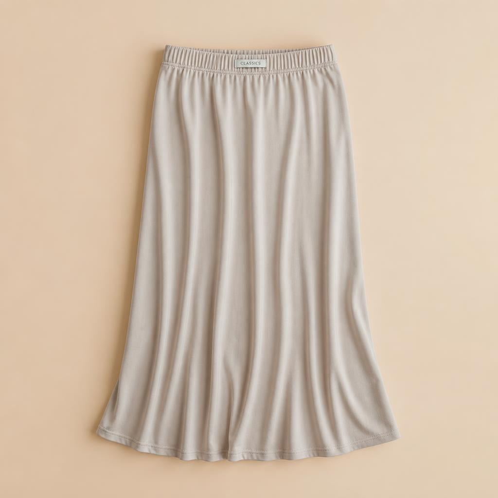 BIAS CUT MIDI SKIRT